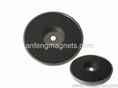 ceramic ferrite pot magnets