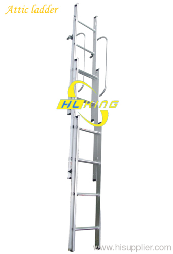 Aluminium folding loft ladder