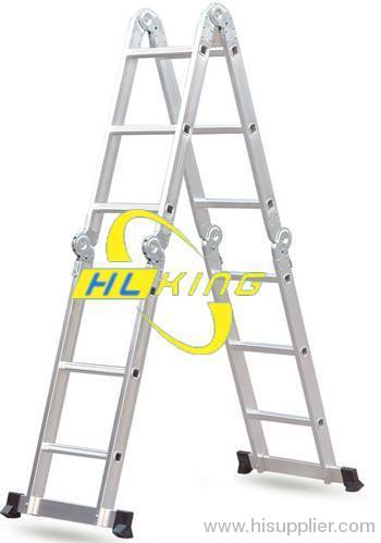 Aluminium folding multi-purpose ladders