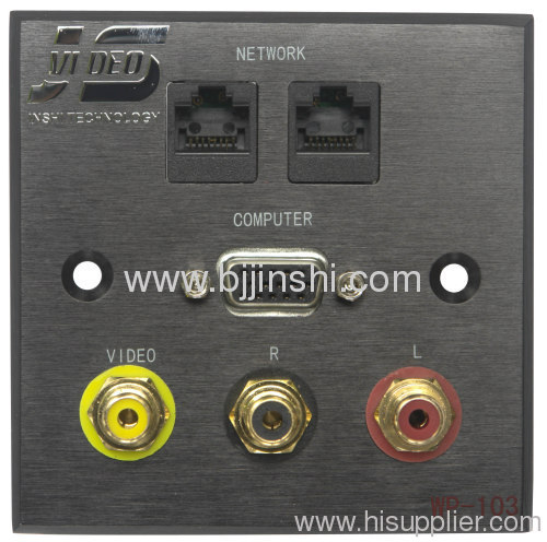 Multimedia wall socket