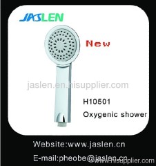 Oxygenic shower (water saving)