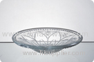 small pressed glass plate