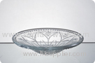 machine pressed glass plate