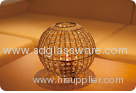 Cage shaped glass lamp shade