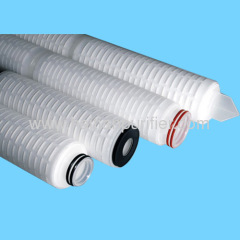 Pleated filter cartridge