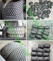 Coal and charcoal briquette pressing machine