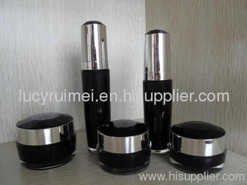 dimond effection cosmetic bottle
