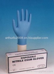 DISPOSABLE NITRILE EXAMIANTION GLOVES