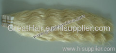 60# Tape Weft Remy human hair extension