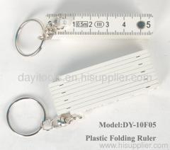 0.5 meter 10 section plastic folding ruler