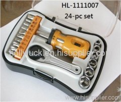 24 pcs H-Type Ratchet Screwdriver Set