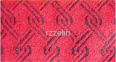 Non woven double jacquard floor carpets mats