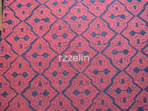 Double jacquard non woven floor carpet