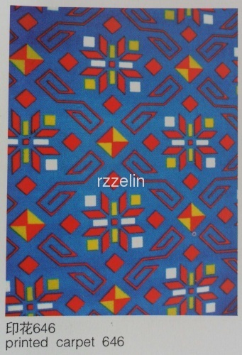 polyester printed carpets mats