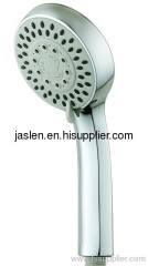 Three function round and ABS hand shower head