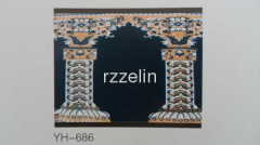 Persoan pattern printed non woven floor carpet mats