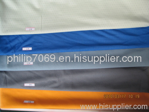 100% poly knit sport fabric