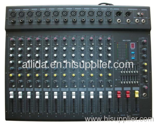 12 Channel Equipped with EQ MX-1206 Audio Mixer