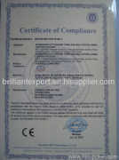 CE certificates