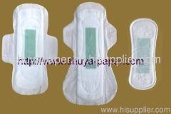 sanitary napkin with anion chips OEM