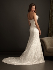 Newest White Strapless Wedding dresses
