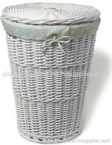 laundry wicker basket with lids