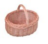 cheap wicker shopping handle basket