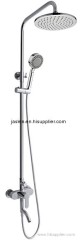 Luxurious stainless steel shower column set