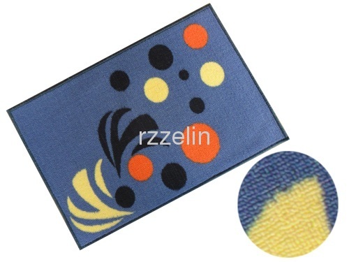 Polyester printed floor carpet mats