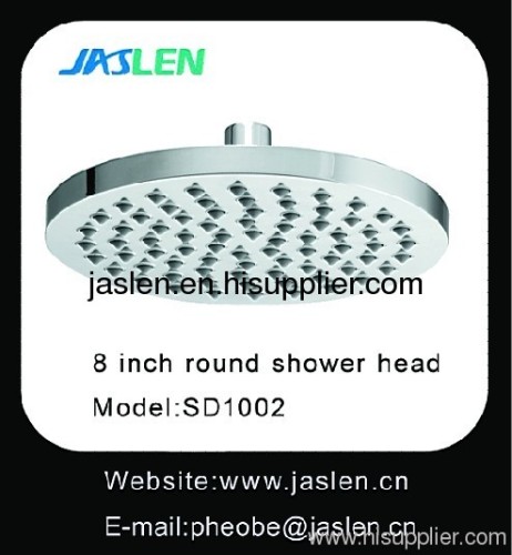 SD1001 8 inch round and plastic rain shower head