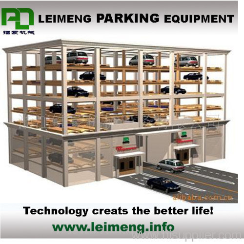 Steel structure horizontal moving parking equipment