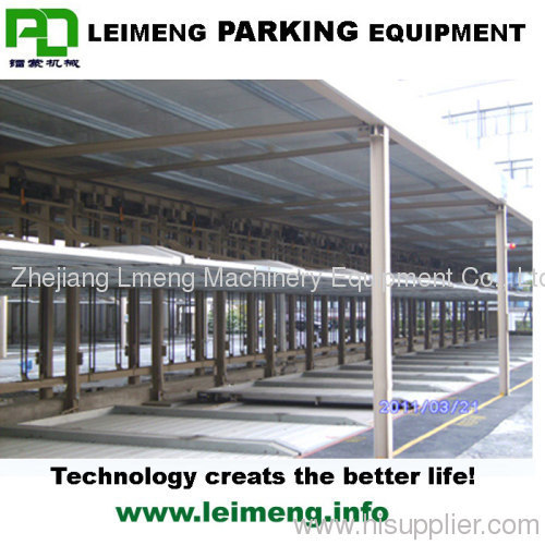 Leimeng back style no blind area lift sliding parking equipment