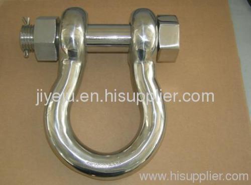 tainless steel bow shackle