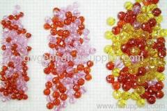 4mm to 10mm cubic zirconia (CZ) faceted beads with a hole end to end
