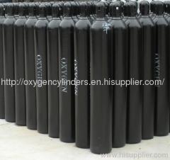 High Pressure Seamless Steel Black-color Oxygen Cylinders