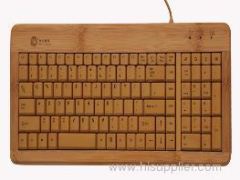 100% nature bamboo pc accessories keybaord