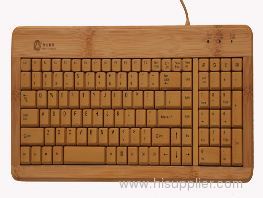100% nature bamboo pc accessories keybaord