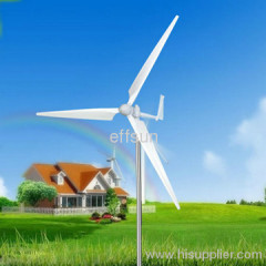 Horizontal Axis Wind Turbine with 400W Rated Power and 28V Rated Voltage