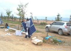 wind turbine / wind-solar hybrid street light