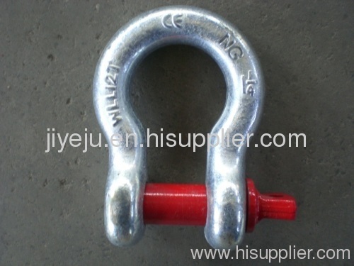 electro galvanize bow shackle