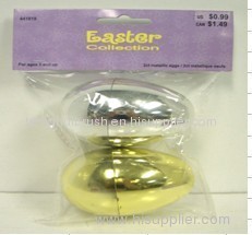 3.5" gold easter egg