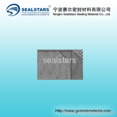 Non-asbestos reinforced rubber sheet