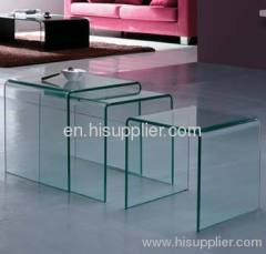 Glass nest table