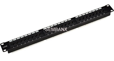 CAT5E 24 ports patch panel