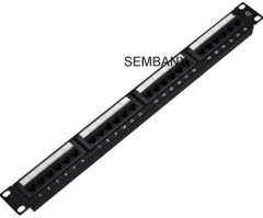 Cat5e 24 ports patch panel