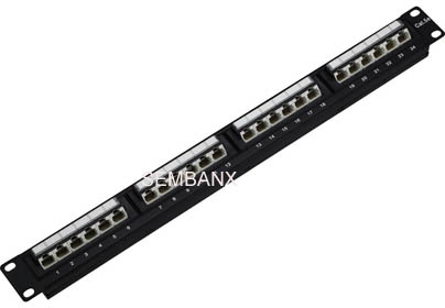 CAT5E 24 ports patch panel