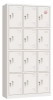 Twelve door steel cabinet