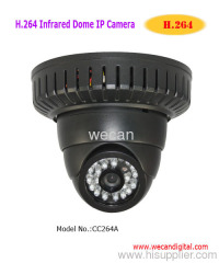 H.264 Infrared Dome IP Camera