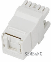 CAT6 8P8C UTP with shutter keystone jack