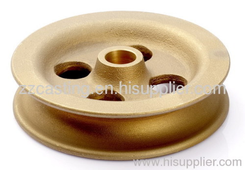 Brass pulley Casting CNC fittings
